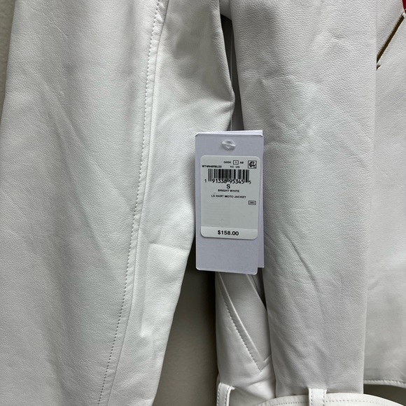 Guess Moto Jacket - Bright White - Picture 4 of 8